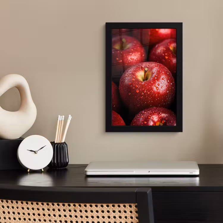 Poster met lijst - Rood - Appels - Fruit — 3