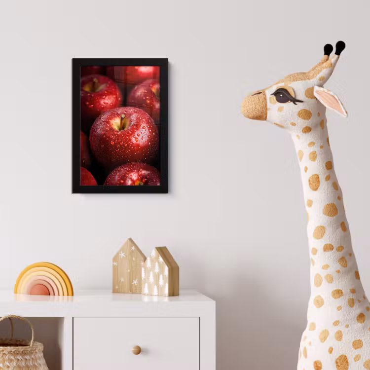 Poster met lijst - Rood - Appels - Fruit — 5