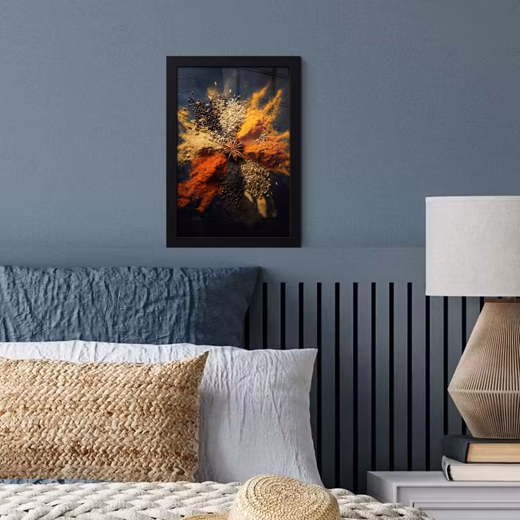Poster met lijst - Specerijen - Explosie - Oranje — 4