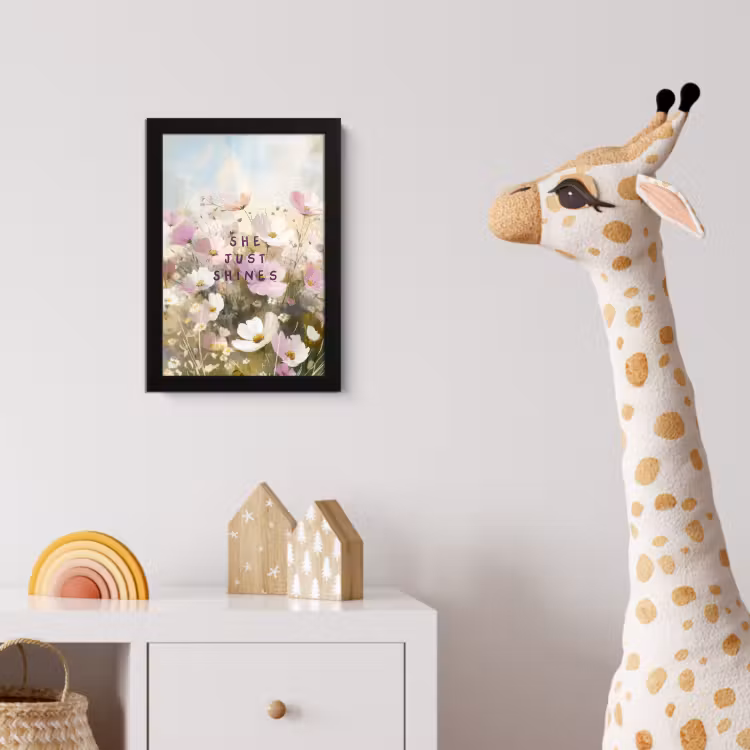 Poster met lijst - Quote - Bloemen - Schilderachtig — 5