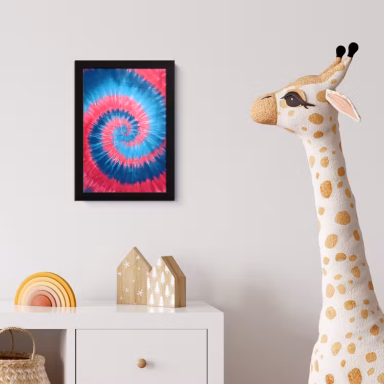 Poster met lijst - Spiraal - Roze - Draaiend — 5