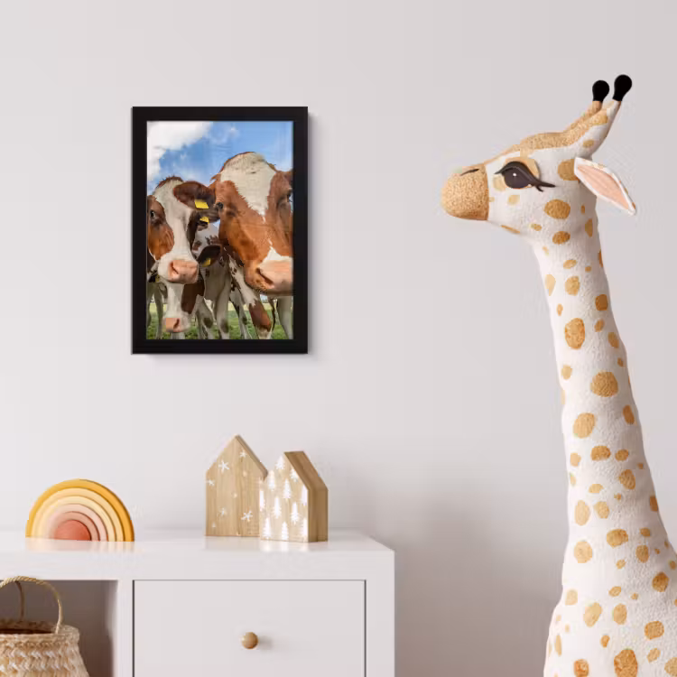 Poster met lijst - Koeien - Dieren - Weiland - Natuur — 5