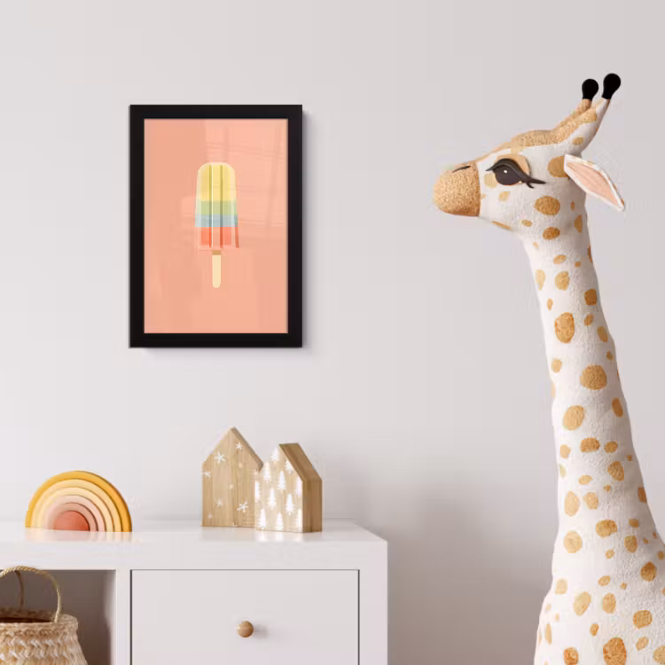 Poster met lijst - Waterijsje - Pasteltinten - Minimalistisch — 5