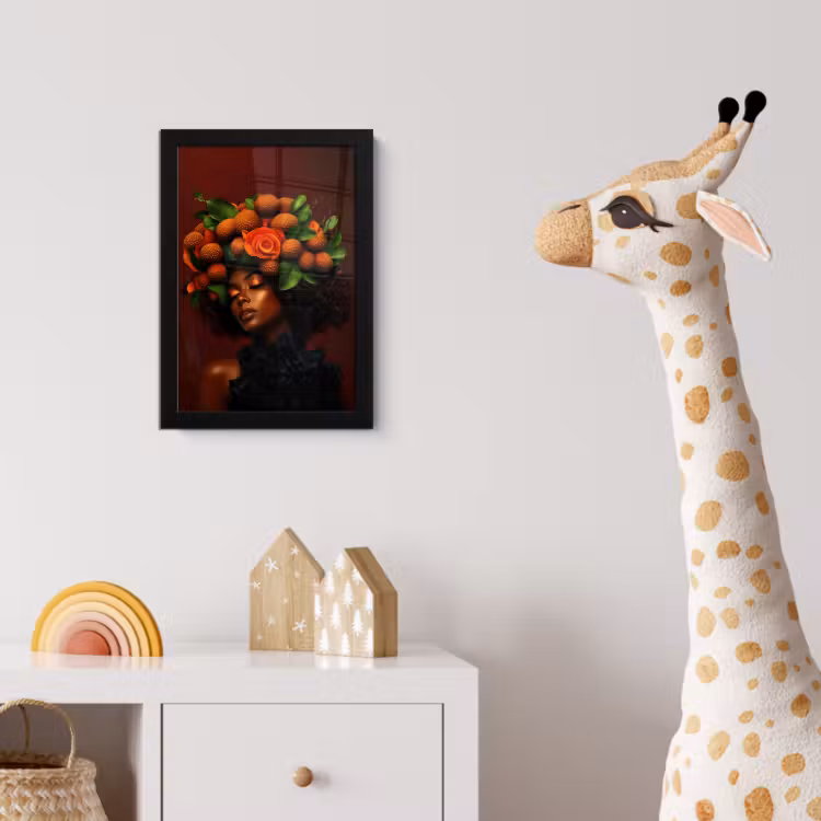 Poster met lijst - Vrouw - lychee - exotisch — 5