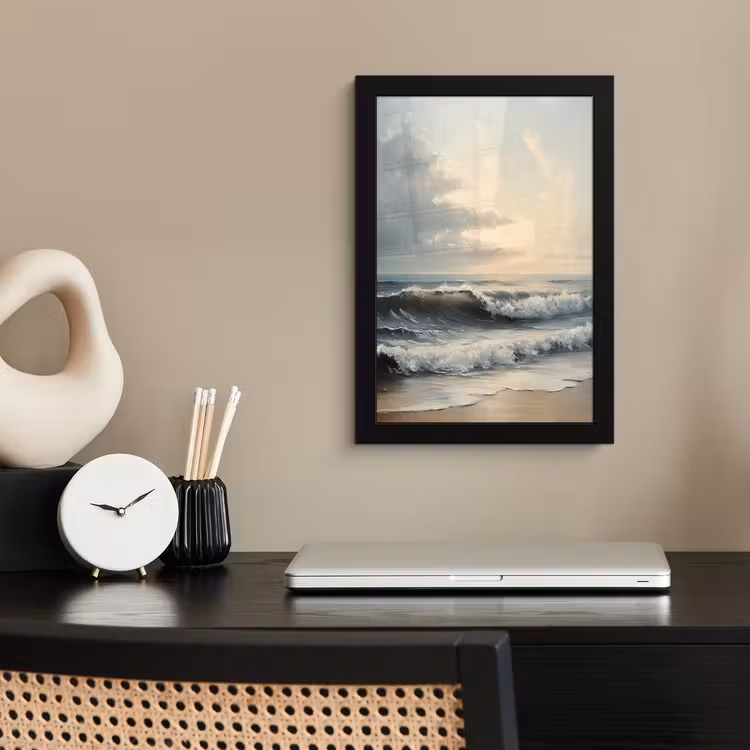 Poster met lijst - Strand - Zee - Zonsondergang — 3