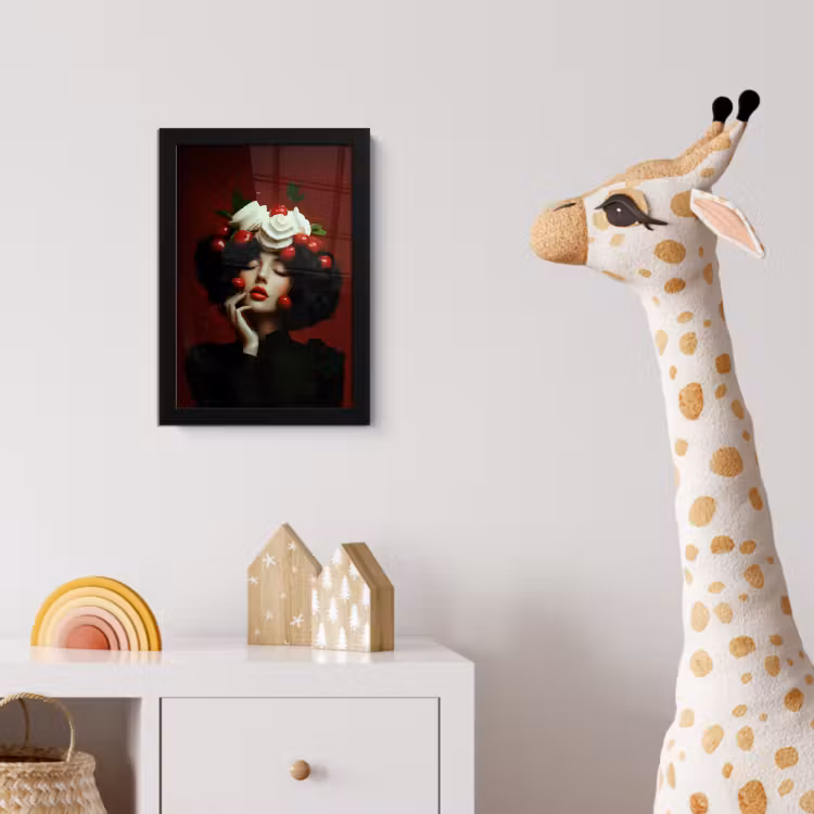 Poster met lijst - Vrouw - Kersen - Slagroom — 5