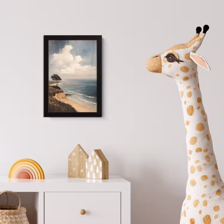 Poster met lijst - Klif - Zee - Boom — 5