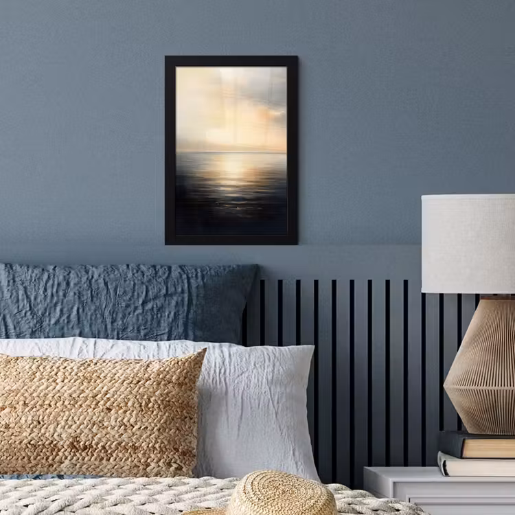 Poster met lijst - Zon - Horizon - Zee — 4