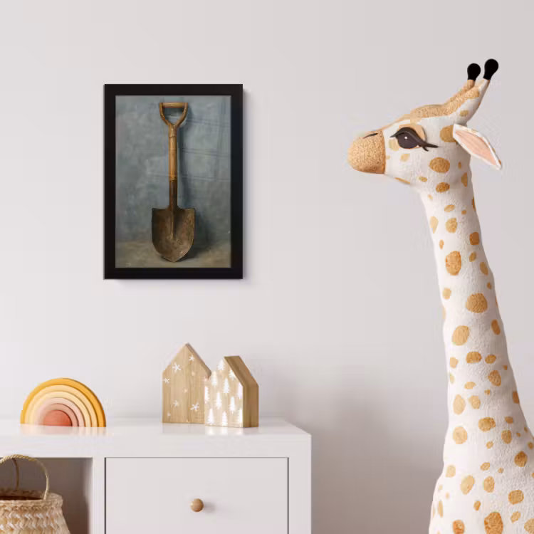 Poster met lijst - Schep - Gereedschap - Schilderij — 5