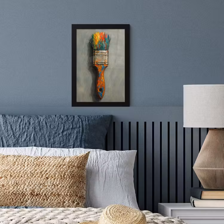 Poster met lijst - Verf - Kwast - Schilderij — 4