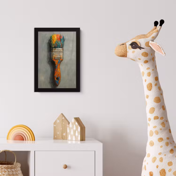 Poster met lijst - Verf - Kwast - Schilderij — 5