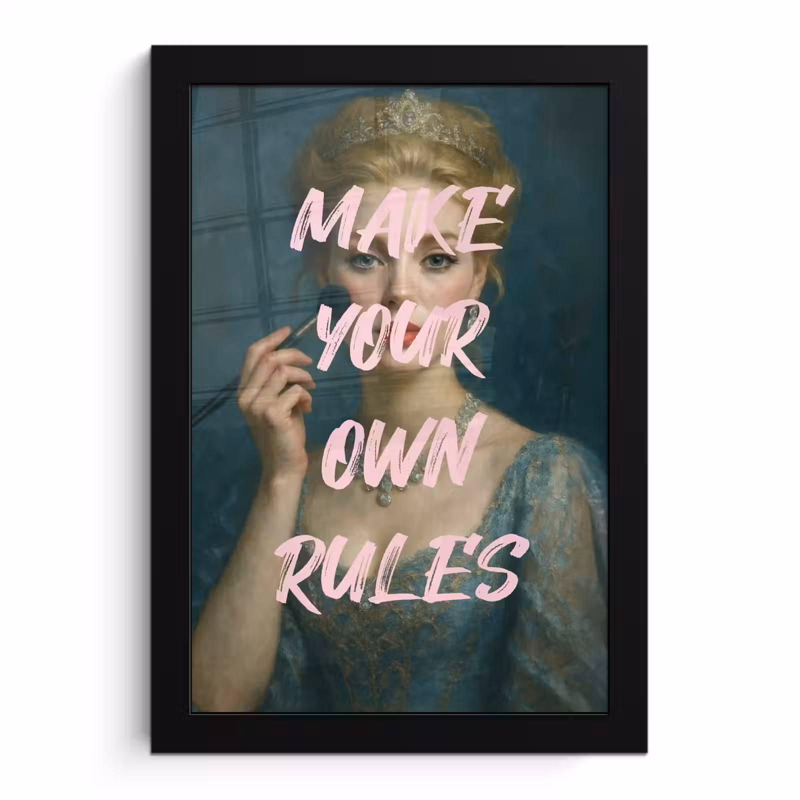 Poster met lijst - Klassiek - Sierlijk - Roze — 1