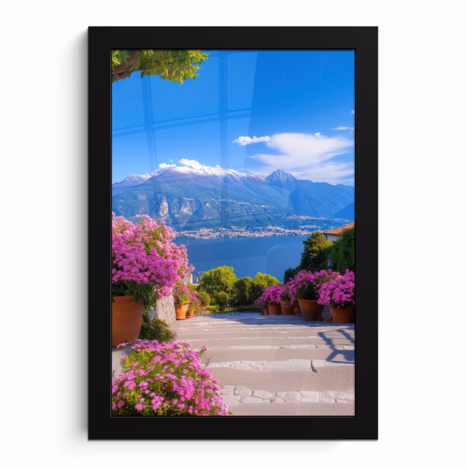 Poster met lijst - Lake Como - Italië - Landschap — 1