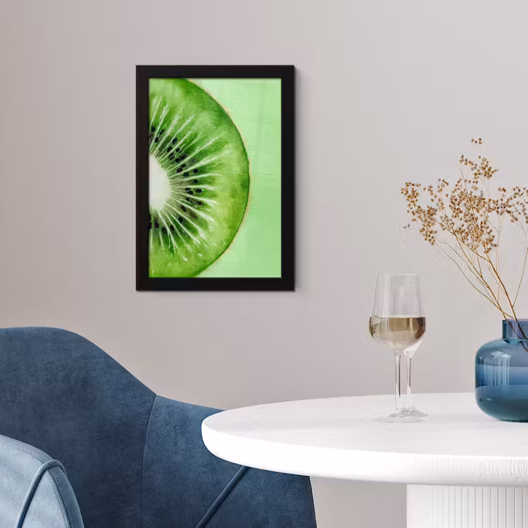 Poster met lijst - Kiwi - Groen - Fris — 2
