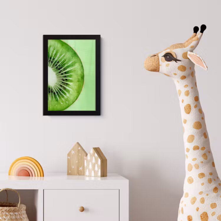 Poster met lijst - Kiwi - Groen - Fris — 5