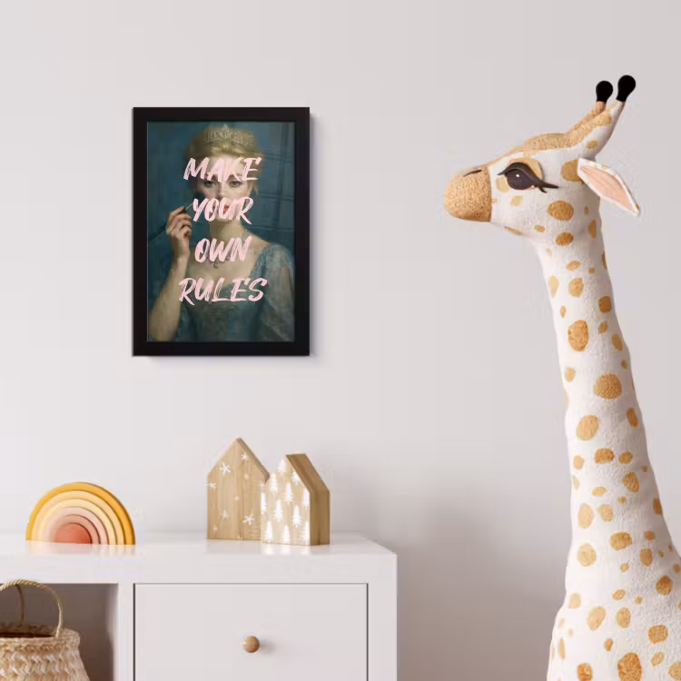 Poster met lijst - Klassiek - Sierlijk - Roze — 5