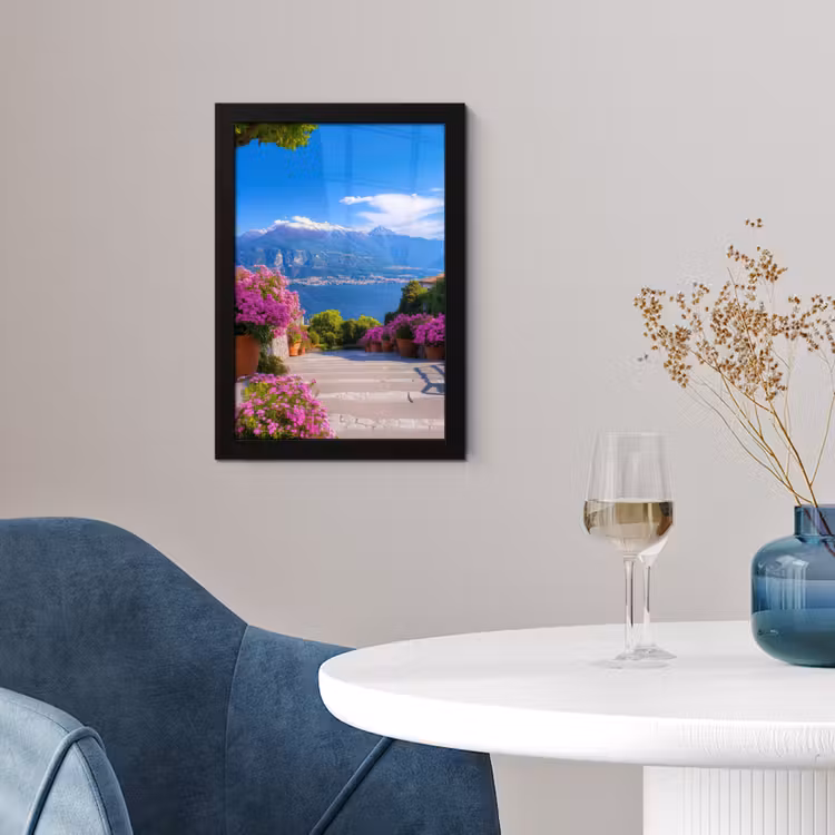 Poster met lijst - Lake Como - Italië - Landschap — 2
