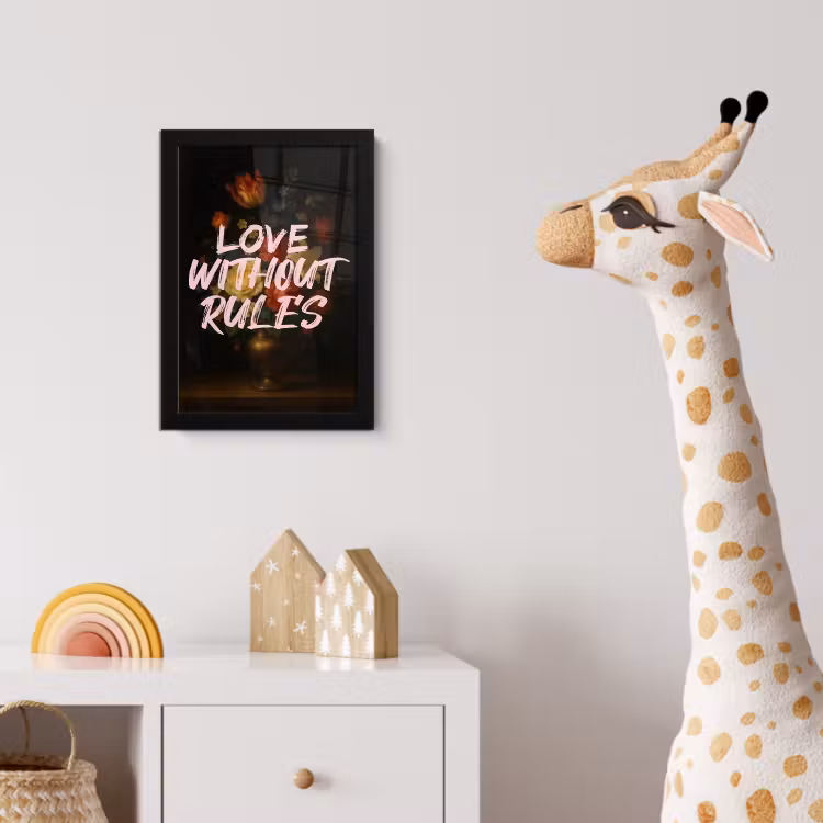 Poster met lijst - Liefde - Modern - Bloemen — 5