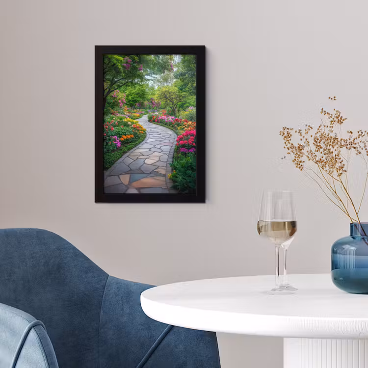 Poster met lijst - Park - Bloemen - Tuin — 2