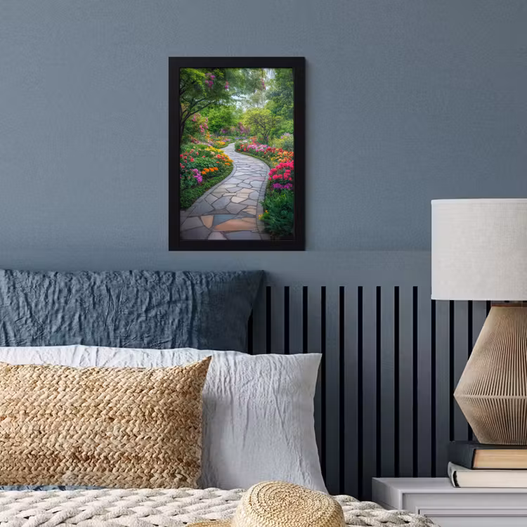 Poster met lijst - Park - Bloemen - Tuin — 4