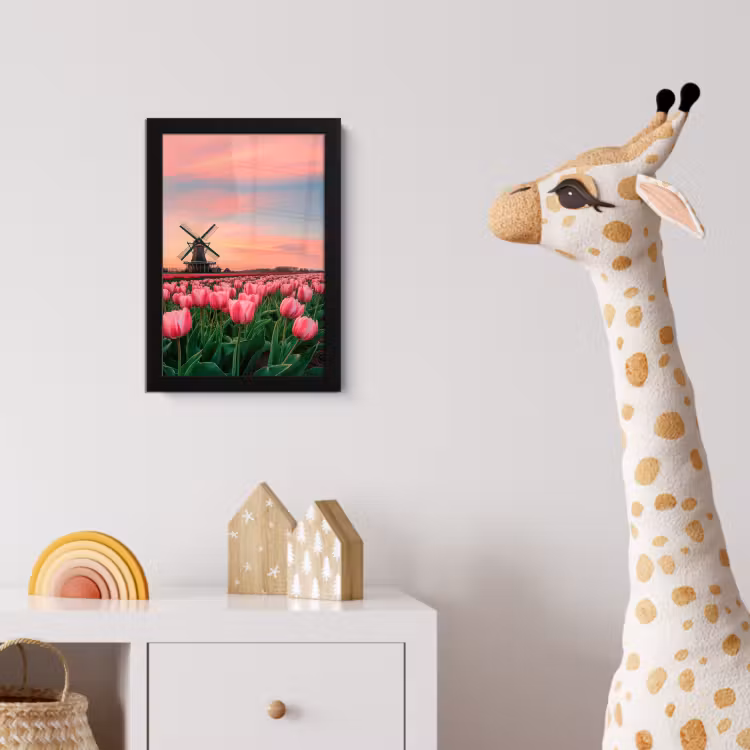 Poster met lijst - Tulpen - Molen - Nederland — 5