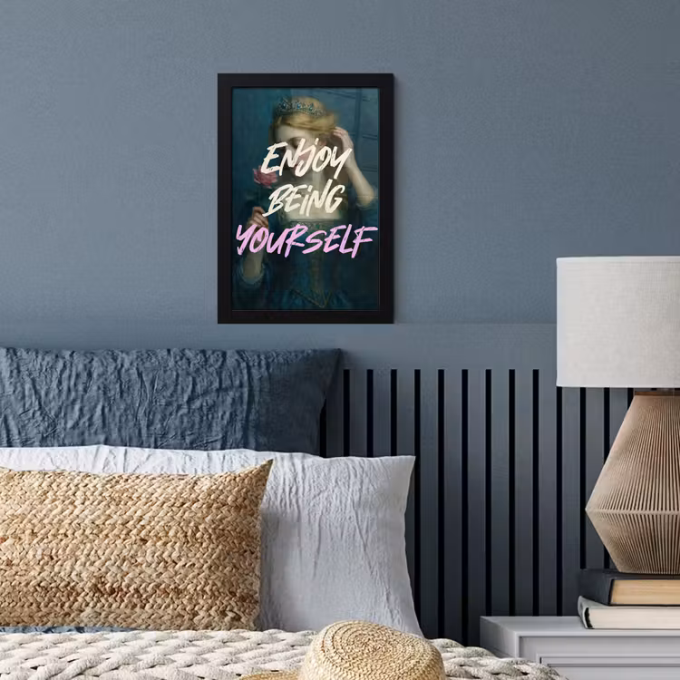 Poster met lijst - Vrouw - Roos - Quote — 4