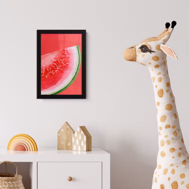 Poster met lijst - Watermeloen - Rood - Zomers — 5