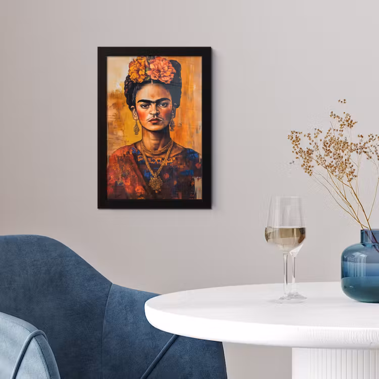 Poster met lijst - Portret - Sieraden - Schilderachtig — 2