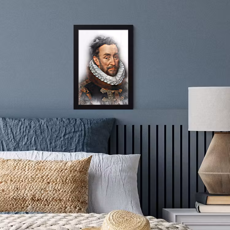 Poster met lijst - Willem van Oranje - Adriaen Thomasz - Rook — 4