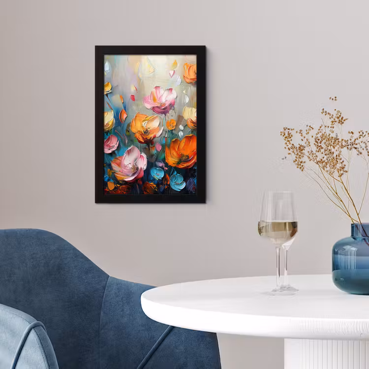 Poster met lijst - Klaprozen - Bloemen - Kunst - Botanisch — 2