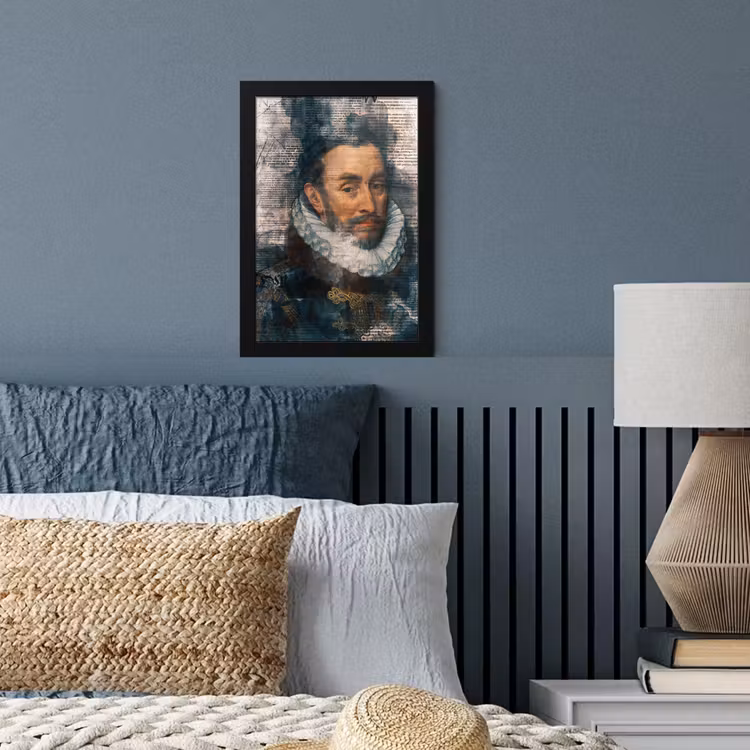 Poster met lijst - Willem van Oranje - Adriaen Thomasz - Krant — 4