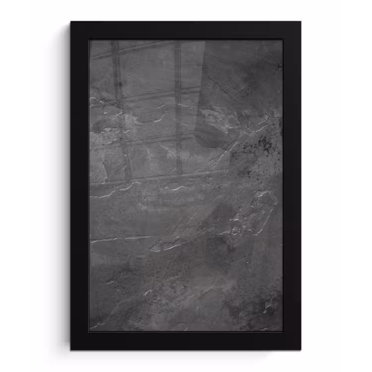 Poster met lijst - Structuur - Cement - Beton - Grijs - Vintage — 1
