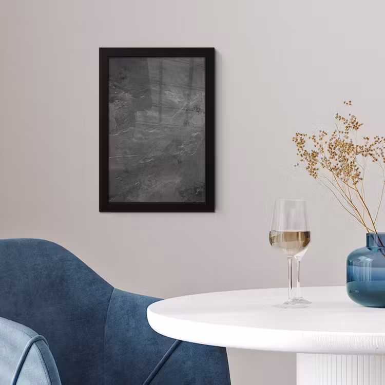 Poster met lijst - Structuur - Cement - Beton - Grijs - Vintage — 2