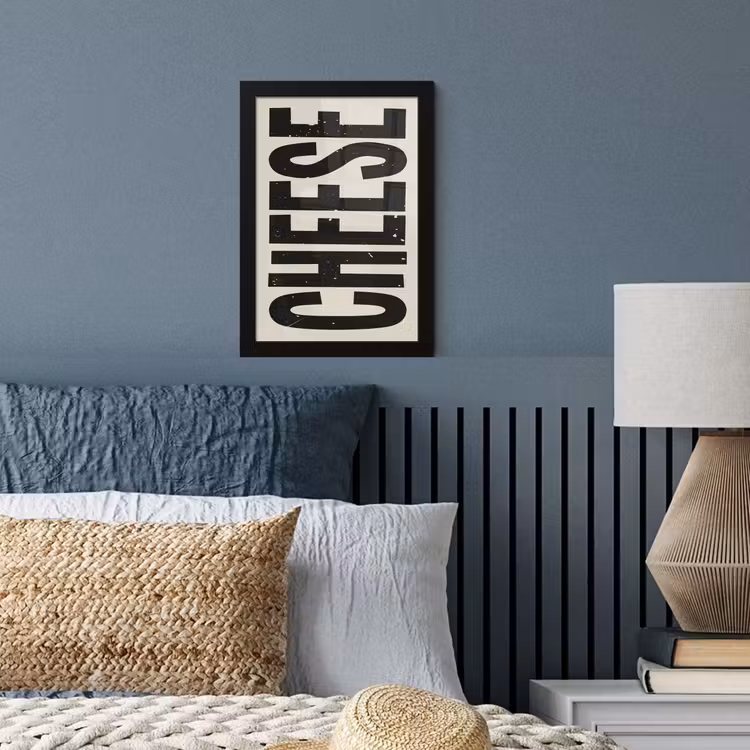Poster met lijst - Kaas - Decoratie - Beige - Cheese — 4