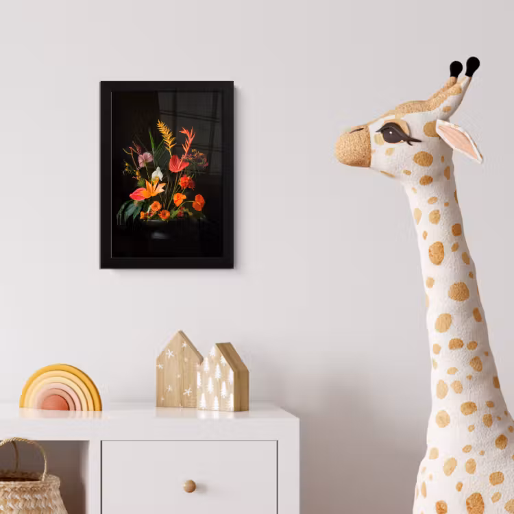 Poster met lijst - Schaal - Boeket - Bloemen — 5