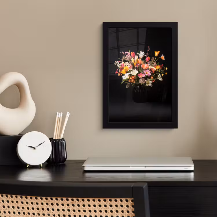 Poster met lijst - Vaas - Bloemen - Tulpen — 3