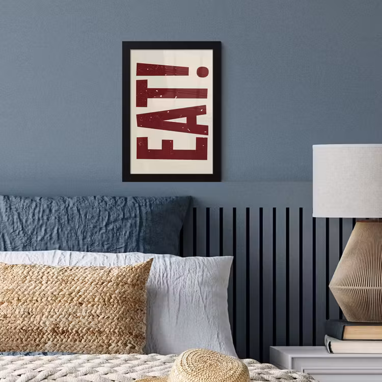 Poster met lijst - Red - Eten - Vintage - Decoratie — 4