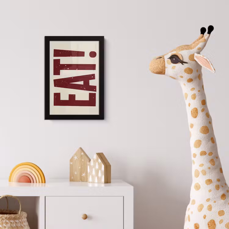 Poster met lijst - Red - Eten - Vintage - Decoratie — 5
