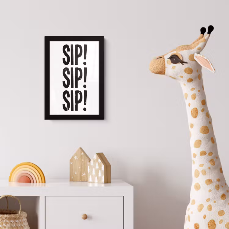 Poster met lijst - Vintage - Japandi - Decoratie - Black — 5