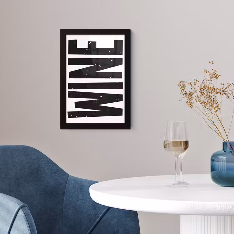 Poster met lijst - Vintage - Japandi - Wine - Decoratie — 2
