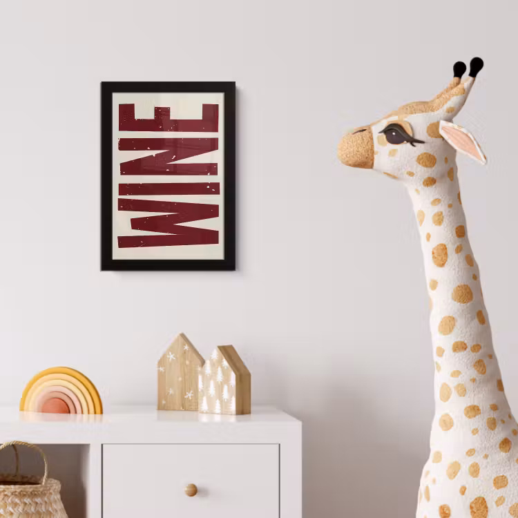 Poster met lijst - Wine - Red - Decoratie - Japandi — 5