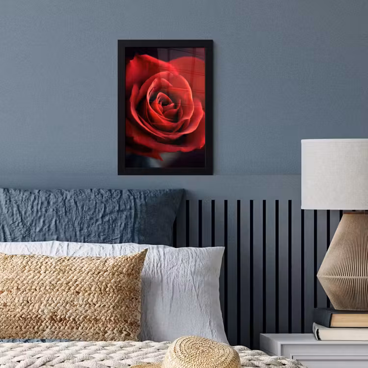 Poster met lijst - Rood - Roos - Romantisch — 4
