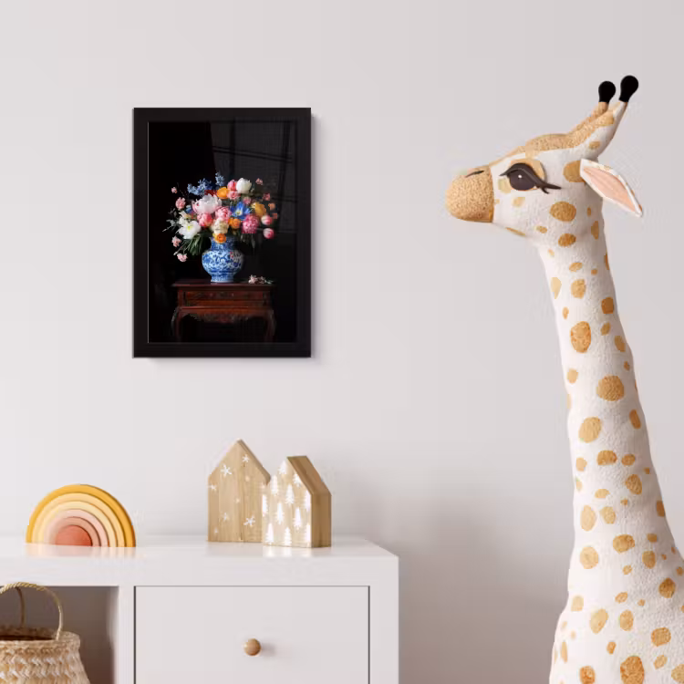 Poster met lijst - Rozen - Bloemen - Vaas - Boeket — 5