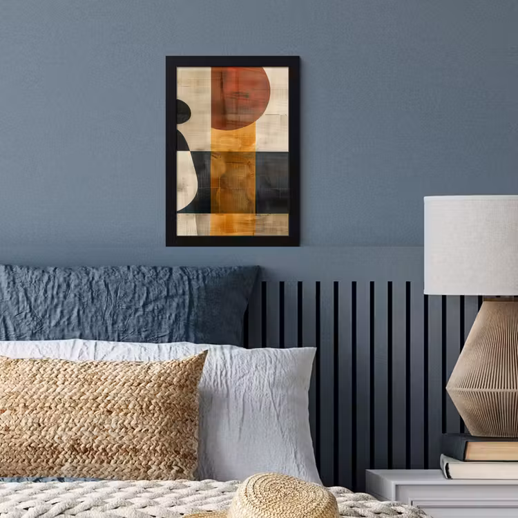 Poster met lijst - Modern - Kunst - Beige - Industrieel — 4