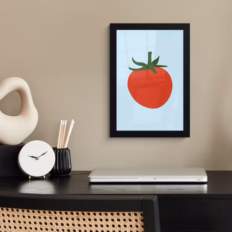 Poster met lijst - Rood - Tomaat - Groente — 3
