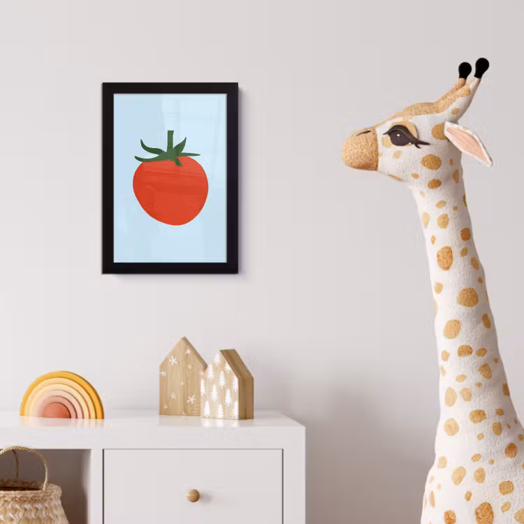 Poster met lijst - Rood - Tomaat - Groente — 5