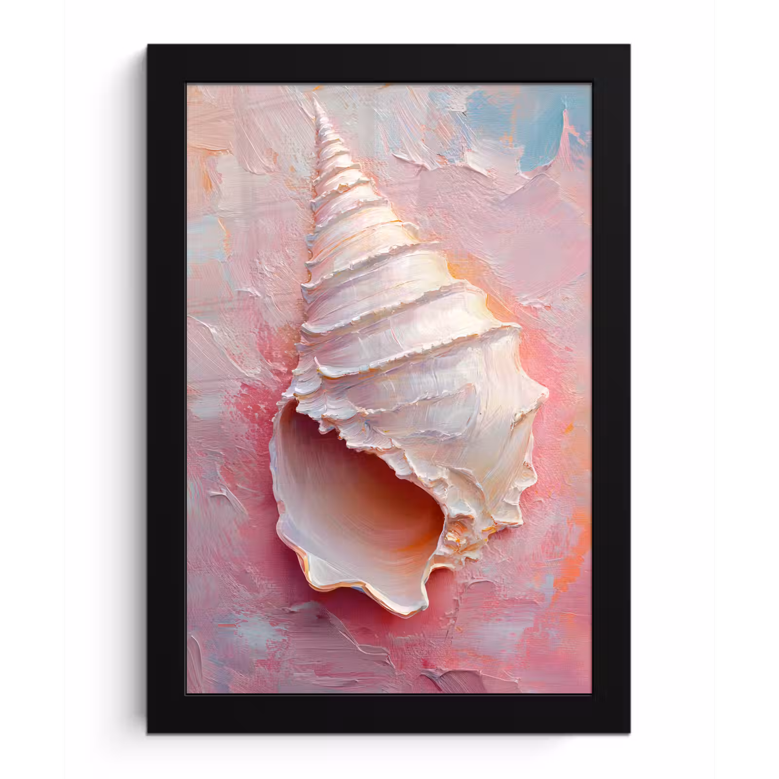 Poster met lijst - Schelp - Pastel - Pink — 1