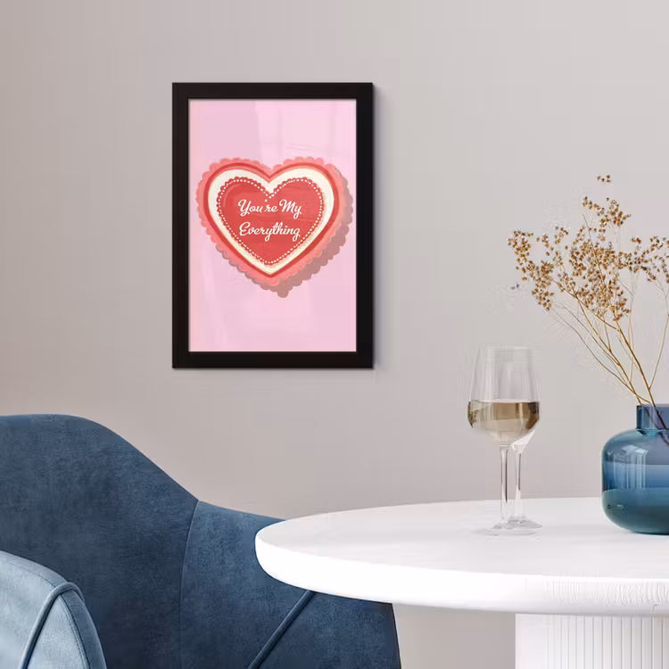 Poster met lijst - Liefde - Hart - Valentijn — 2