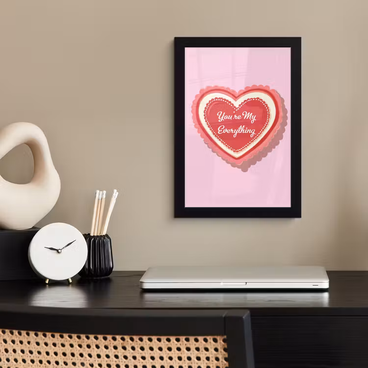 Poster met lijst - Liefde - Hart - Valentijn — 3