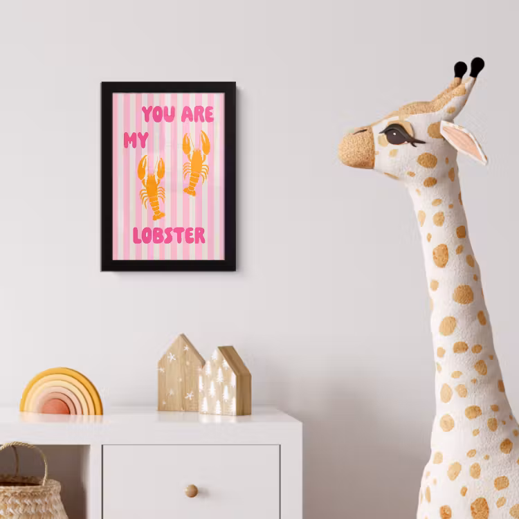 Poster met lijst - Lobster - Love - Valentijn — 5